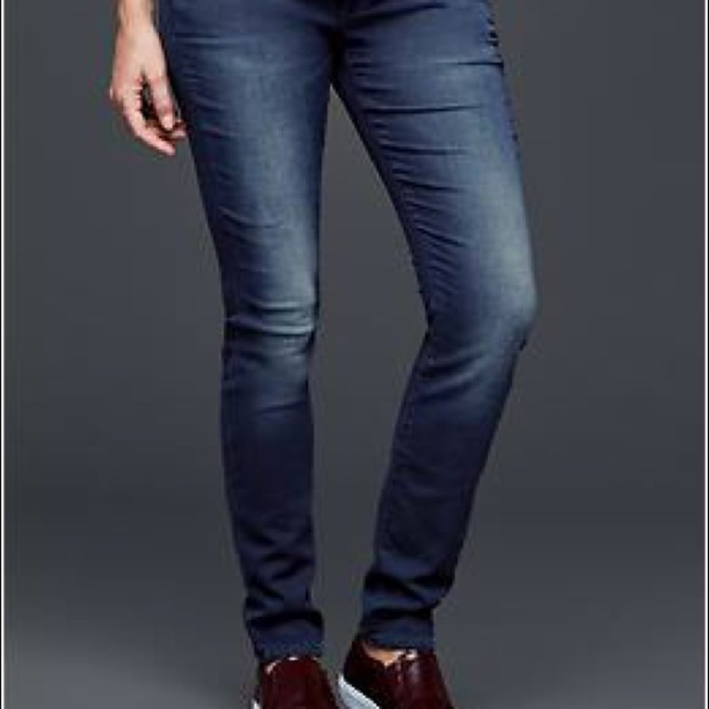 NWT Gap authentic true skinny jeans size 26 LONG